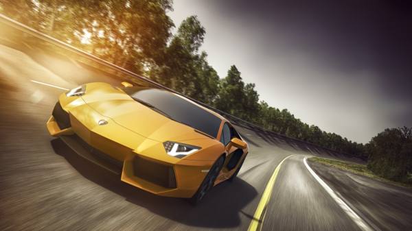 Photograph Nigel Harniman Lamborghini Aventador on One Eyeland